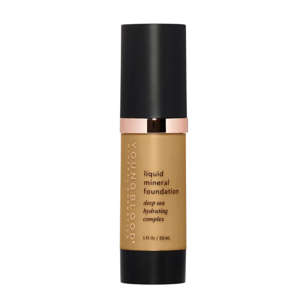 YOUNGBLOOD Liquid Mineral Foundation Suntan 30ml - Тональна основа YOUNGBLOOD Liquid Mineral Foundation Suntan 30ml - Тональна основа